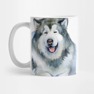 Watercolor Alaskan Malamute - Dog Lovers Mug